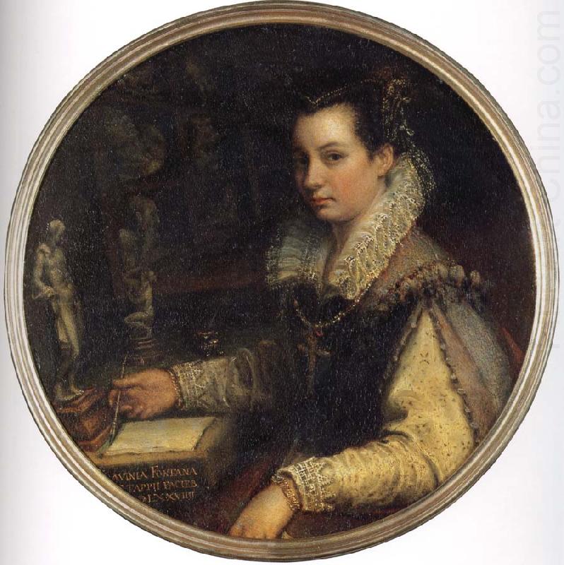 Self portrait, Lavinia Fontana